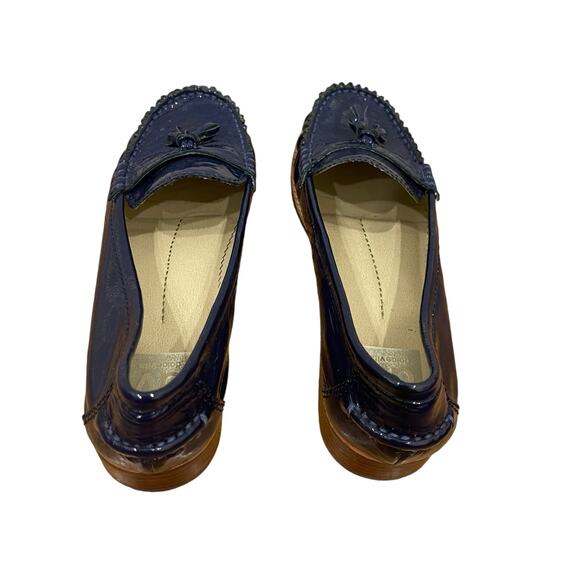 Dolce Vita Women’s Blue Patent Leather Tassel Penny Loafer Size 7.5 - Picture 3 of 12